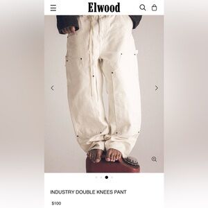 Elwood Industry Double Knees Pant — 28